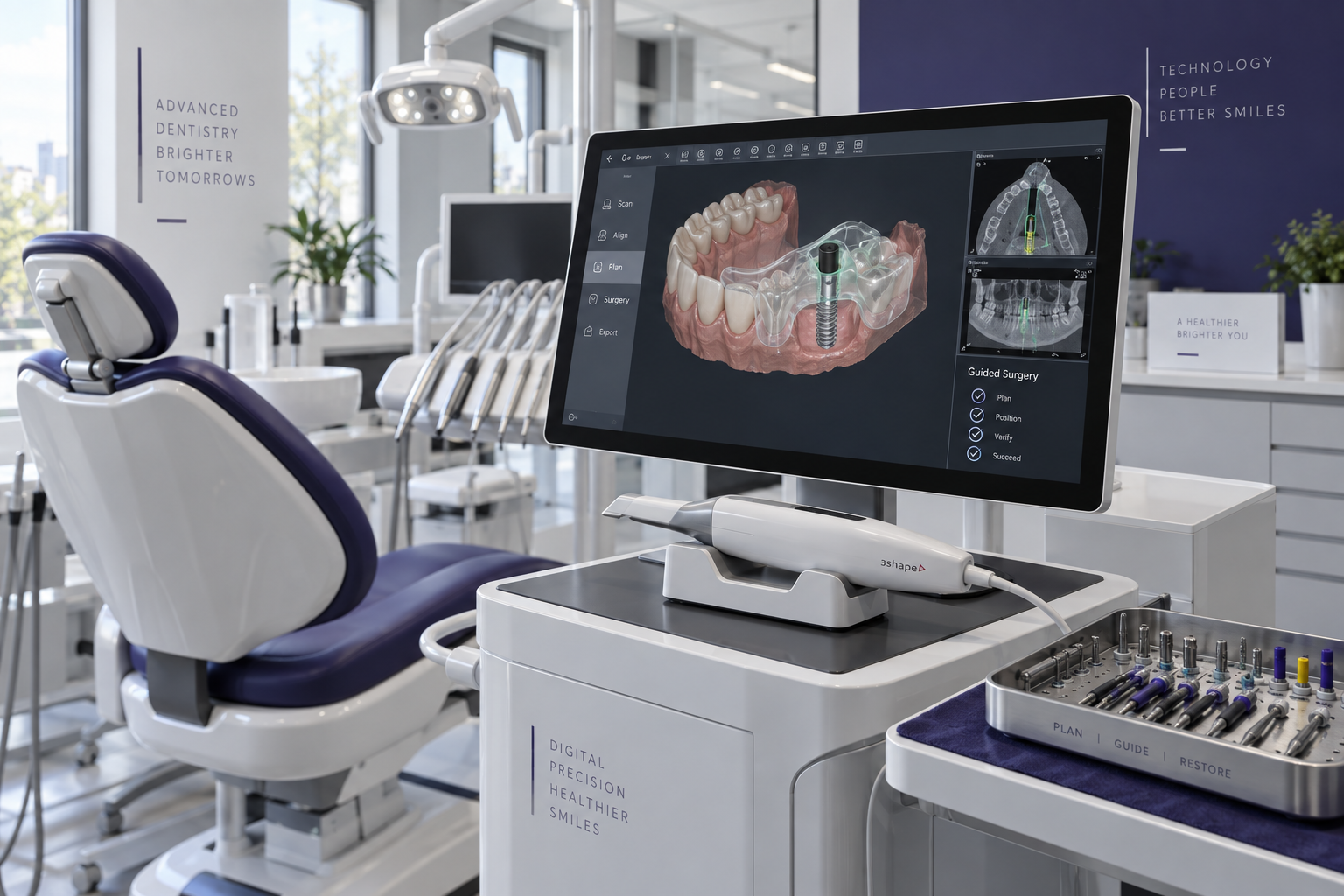 Impianti dentali senza bisturi: cos'è la chirurgia guidata
